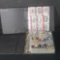 Binder of 9192 Fleer Ultra baseball cards Binder of 90s statium and team stickets