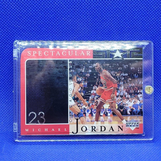 1998 Upper deck Spectacular Michael Jordan Basketball Card