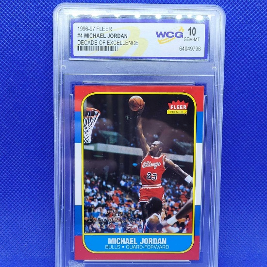 1996-97 Fleer Michael Jordan WCG 10 Basketball Card