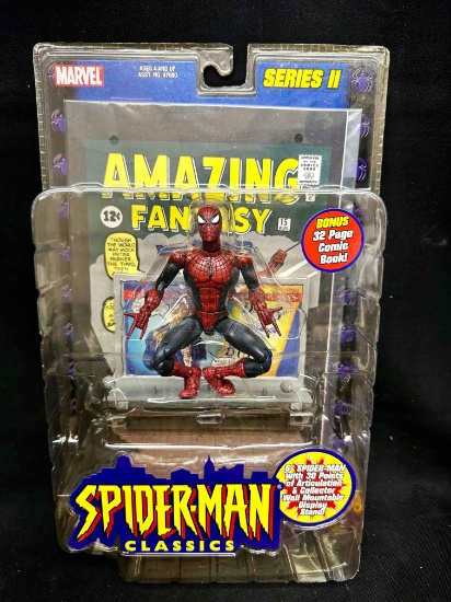 WOW! Original 2001 Toybiz Marvel Legends Classics Series 2 Spider-Man