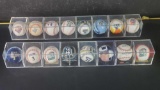 16 promotional team/player commemorative baseballs