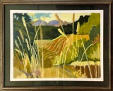 Large Framed Art of Field 3.2ft x 31?