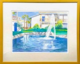 Framed Art Water Fountain from RE Bye