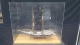 Kate Cory Whaling Brig Model ship 1856 Robert White acrylic case