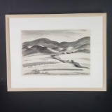 Framed artwork titled Simi Valley 1962