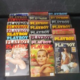 Lot of approx. 25 Playboy magazines 1970s-90s