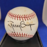 Signed baseball saying Tony Gwynn