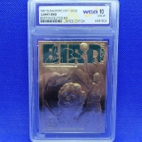 1997 Bleachers 23kt gold Larry Bird WCG 10 basketball card