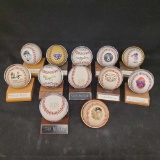 (12) commemorative baseball Stan Musial, Nolan Ryan, Babe Ruth, Jackie Robinson