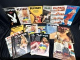 Approximately 22 Vintage Playboy Magazines 1970s Centerfolds