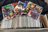 Long Box of over 200 Comics Marvel, DC, Image, Dark Horse, Avengers, X-Men, Grendel more