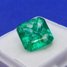 Green Spinel Octagon cut Gemstone 9.30ct | Proxibid