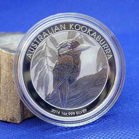 2014 Australian Kookaburra 1oz silver coin