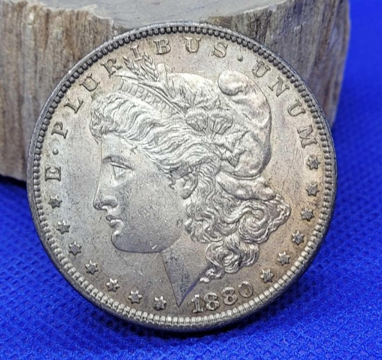 1880 Morgan Silver Dollar 90% Silver Coin