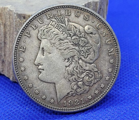1921-D Morgan Silver Dollar 90% Silver Coin