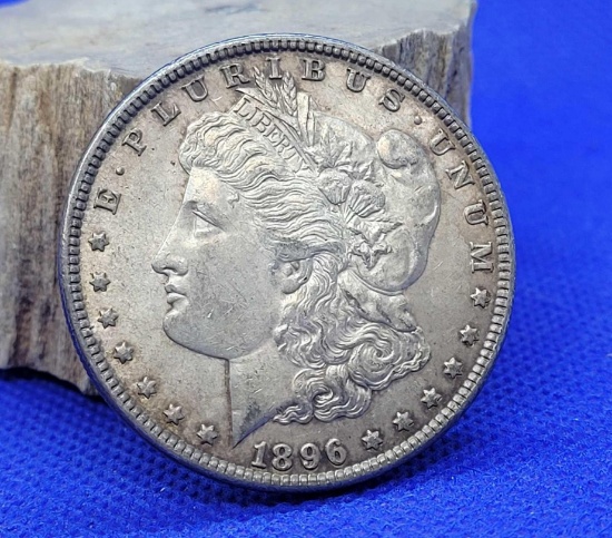 1896 Morgan Silver Dollar 90%Silver Coin