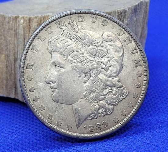 1889 Morgan Silver Dollar 90% Silver Coin