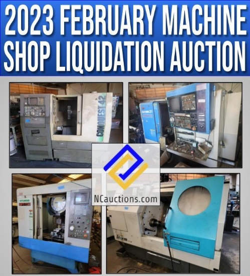 2023 Feb Escondido CNC Machine Shop Auction