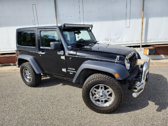 2012 Jeep Wrangler Sport 4x4 v6 3.6L 118k miles Smog cert runs great VIN 1C4AJWAG1CL155417