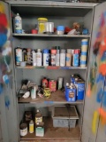 Devon Cabinet, Painters Storage, Spray Gun, Materials
