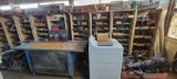 Plastic Shelving w/ Contents, Tons of Tools, Hydraulic Parts, Misc