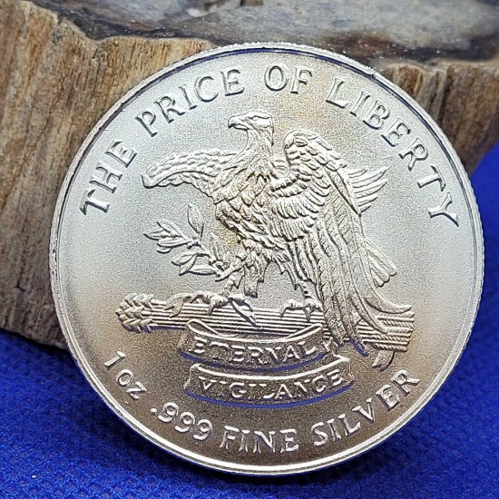 Dont Tread On Me 1oz .999 fine silver round Coin