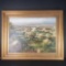 Framed oil/canvas Chianti in tuscany signed Ken Adams