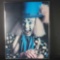 Framed poster/print clown W/blue hat