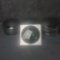 Lot of approx. 30 antique Kopp green 5.75in light lenses