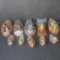 Lot of approx. 10 hand carved/painted wooden ducks