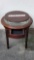 San Diego Chargers single drawer end table W/middle glass and wood cover