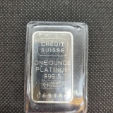 Credit Suisse 1oz Platinum bar
