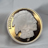 1 Troy Oz .999 fine silver Buffalo round coin