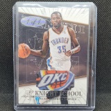 1 of 1 Custom Cut Kevin Durant Jersey patch card