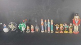 Lot of approx. 15 circus/clown theme decor figurines