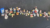 Lot of approx. 33 Clown themed ornaments and decor figurines