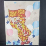 Framed Ringling Bros. Barnum/Bailey Circus art