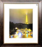 Framed Art Eiffel Tower 26 x 28