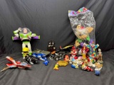 Collectibles. Action Figures, Cars, Porcelain Clowns, Toy Story Power Rangers