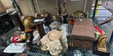 Assorted Fancy Home Decor. Statues, Wall Hangers, Bookends more