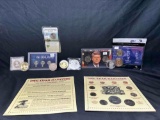 Collector Proof Coins. Kennedy Half Dollars, Reagan, Steel Pennies more