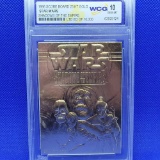 1996 Score Board 23kt Gold Star wars mint 10