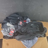 Box full of mostly womens SDSU Nike Dry/ Therma Fit pants and shirts most W/tags on them.