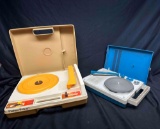 Vintage Kids Record Players Turntables 1970s Fisher Price Juliette