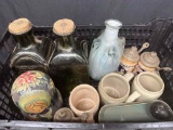 Fancy Glassware. Russian nesting Doll, Steins, vases more