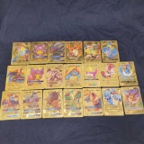 Huge Set of Pokemon Golden Foil Cards this is an amazing set