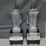 Lot of 2 Vitamix commercial two-speed blenders model VM0 100