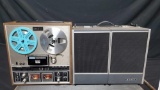 Vintage Sony TC-560 tubed stereo reel to reel recorder Akai GX-280D reel to reel recorder