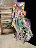 Short Box Over 100 Comics. Indy, DC, Robin, Superman, Flash, Firestorm more