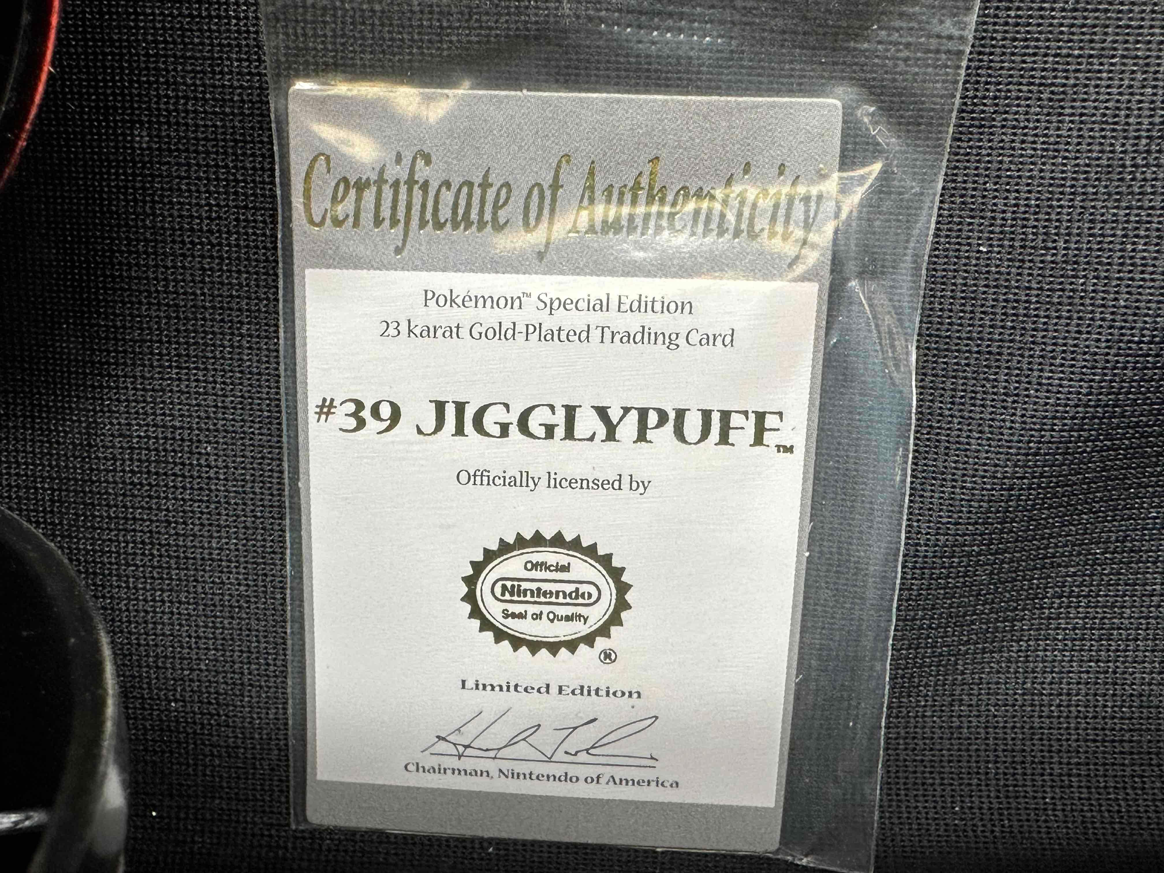 23k Gold Plated No. 39 Jigglypuff Pokemon | Proxibid 23k Gold Plated No. 39 Jigglypuff Pokemon | Proxibid